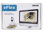 Carson 75/x300x eFlex Digital Microscope w/Flex Neck Stand and Base MM-840