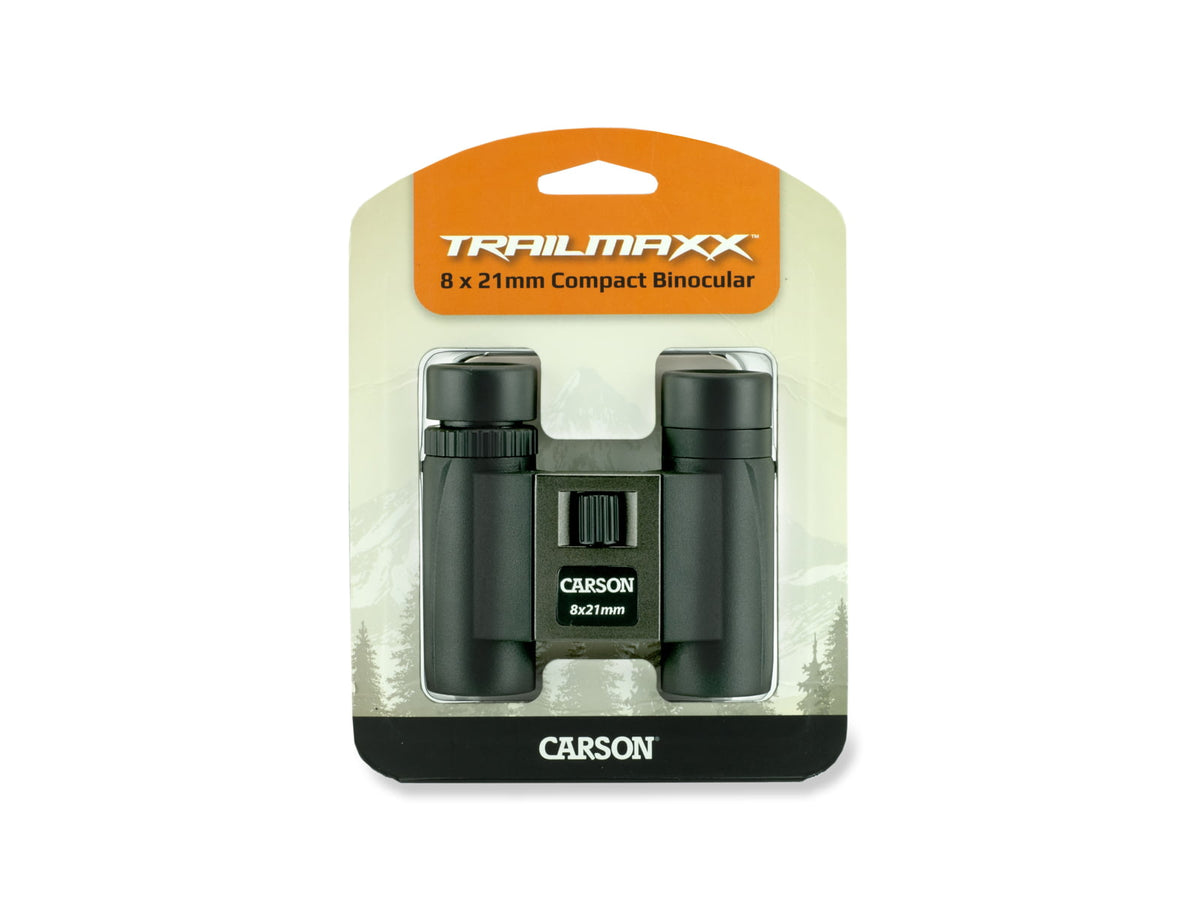 Carson 8x21mm Compact Binoculars Black/Grey TM-821