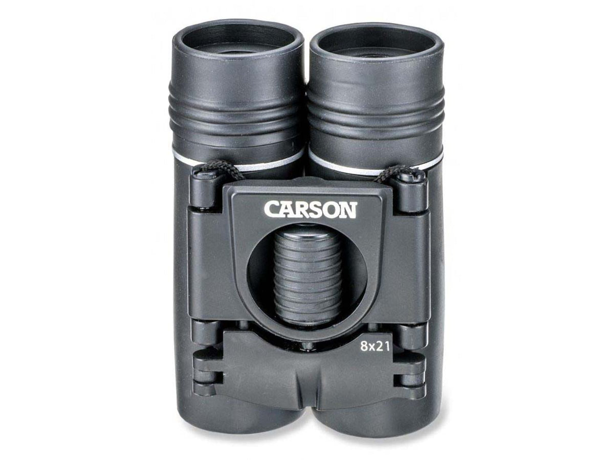 Carson Kinglet 8x21mm Binoculars 9mm Multicoated Matte Black