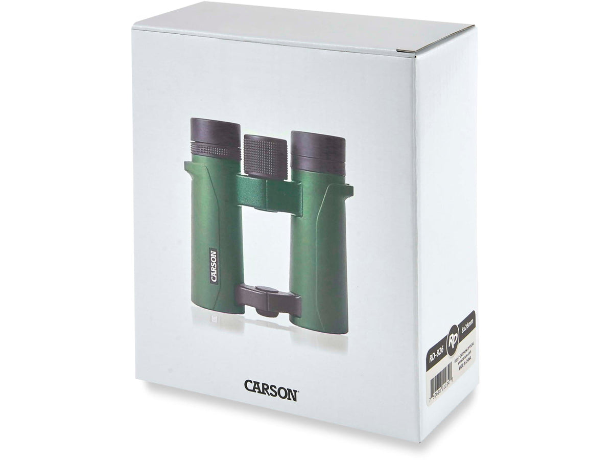 Carson Open Bridge 8x26mm Roof Prism Binocular Matte Green RD-826