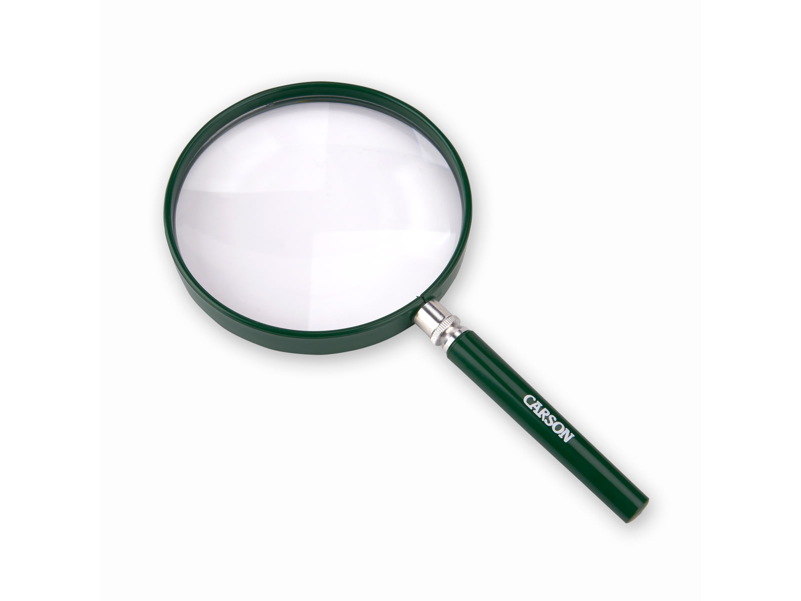 Carson BigEye 2.5x 5in Acrylic Hand Magnifier Outdoor Green HU-20