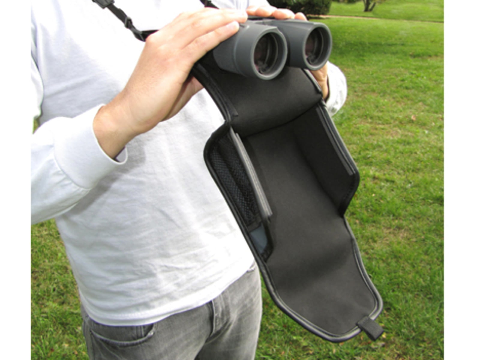 Carson BinoArmor Deluxe Binocular Case Black/Gray