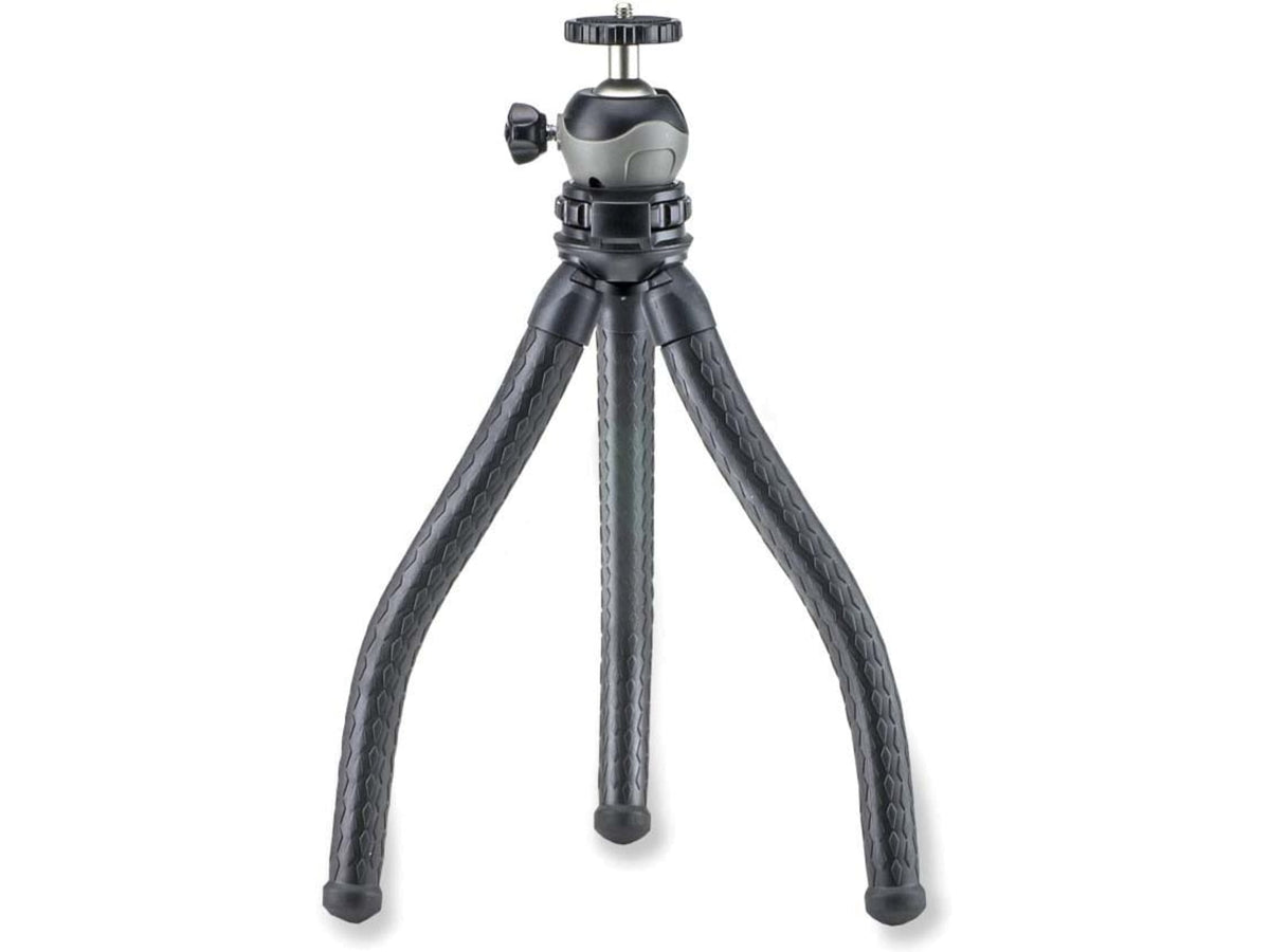Carson BoaPod Flexible Leg Tripod w/Universal Smartphone Adapter Black TR-050