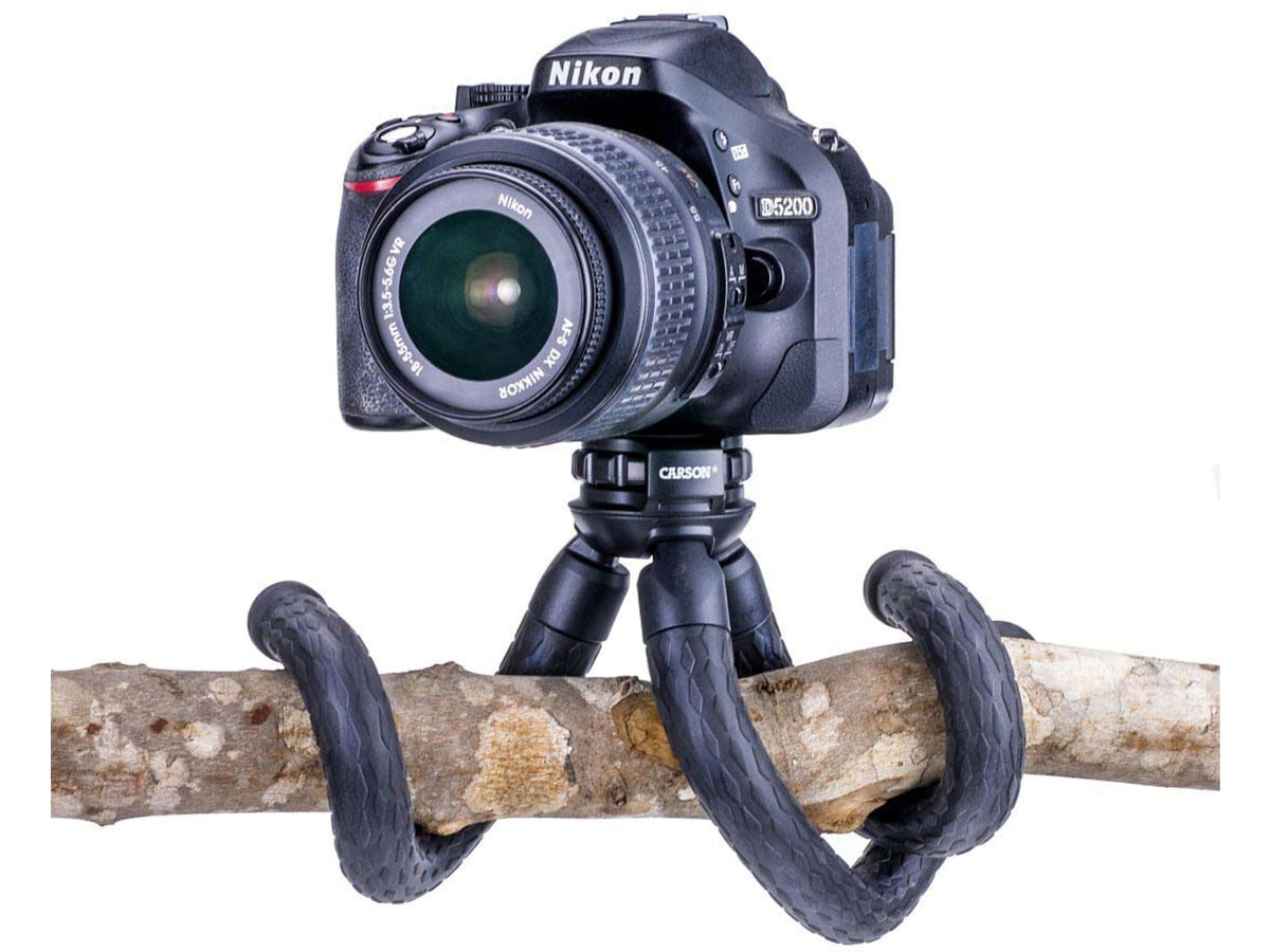 Carson BoaPod Flexible Leg Tripod w/Universal Smartphone Adapter Black TR-050