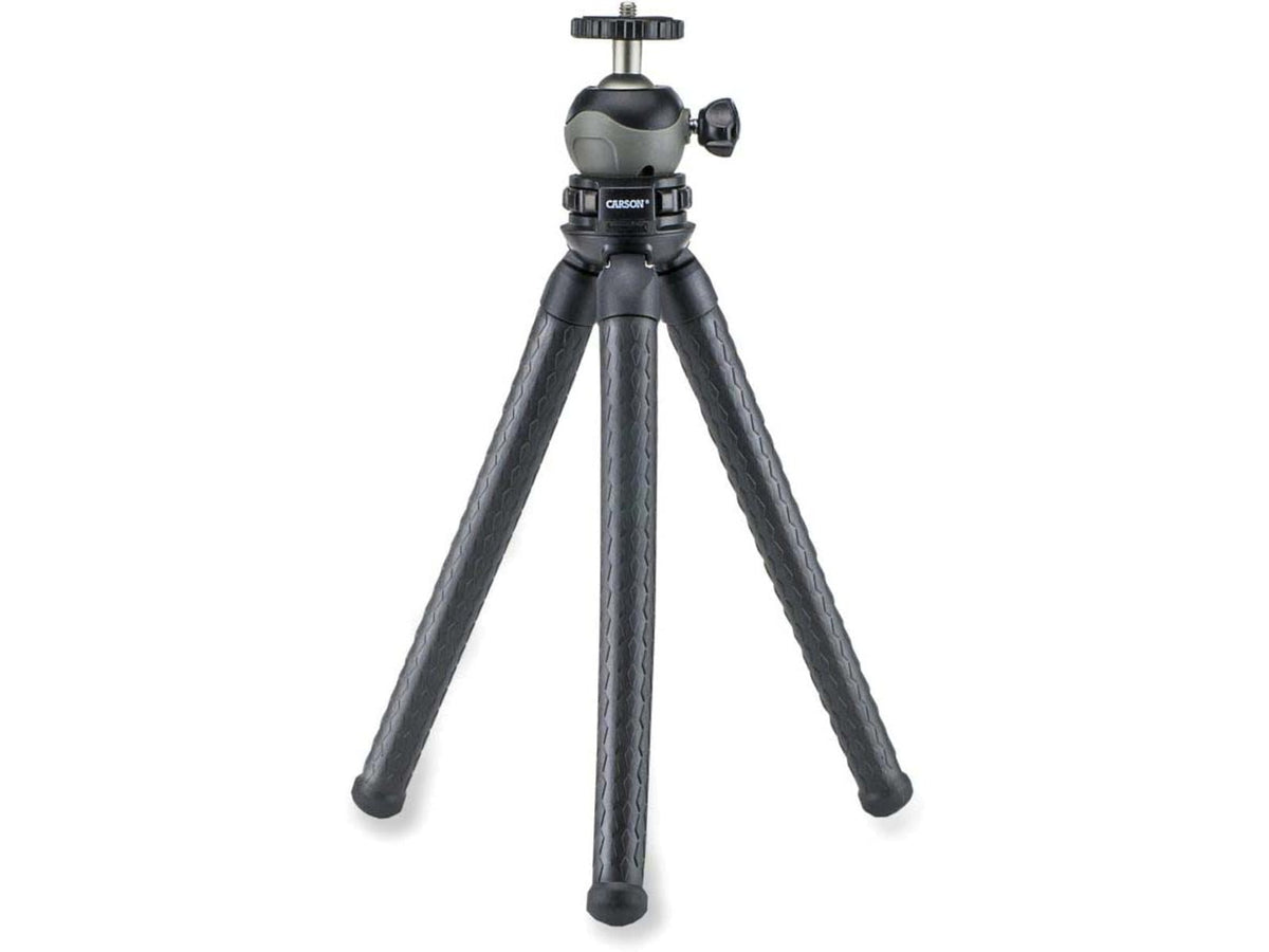 Carson BoaPod Flexible Leg Tripod w/Universal Smartphone Adapter Black TR-050