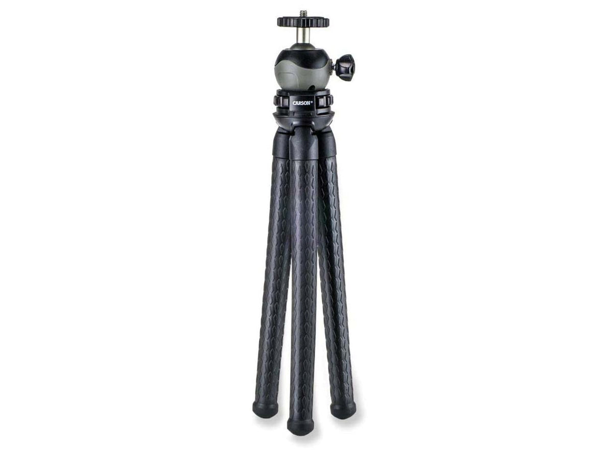 Carson BoaPod Flexible Leg Tripod w/Universal Smartphone Adapter Black TR-050