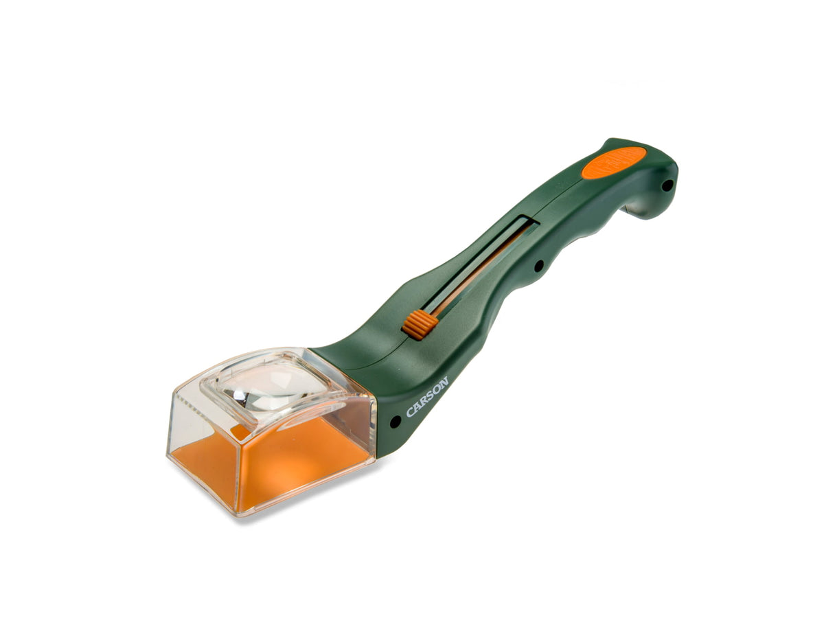 Carson BugView One Hand Bug Catcher with 5x Magnifier Outdoor Green