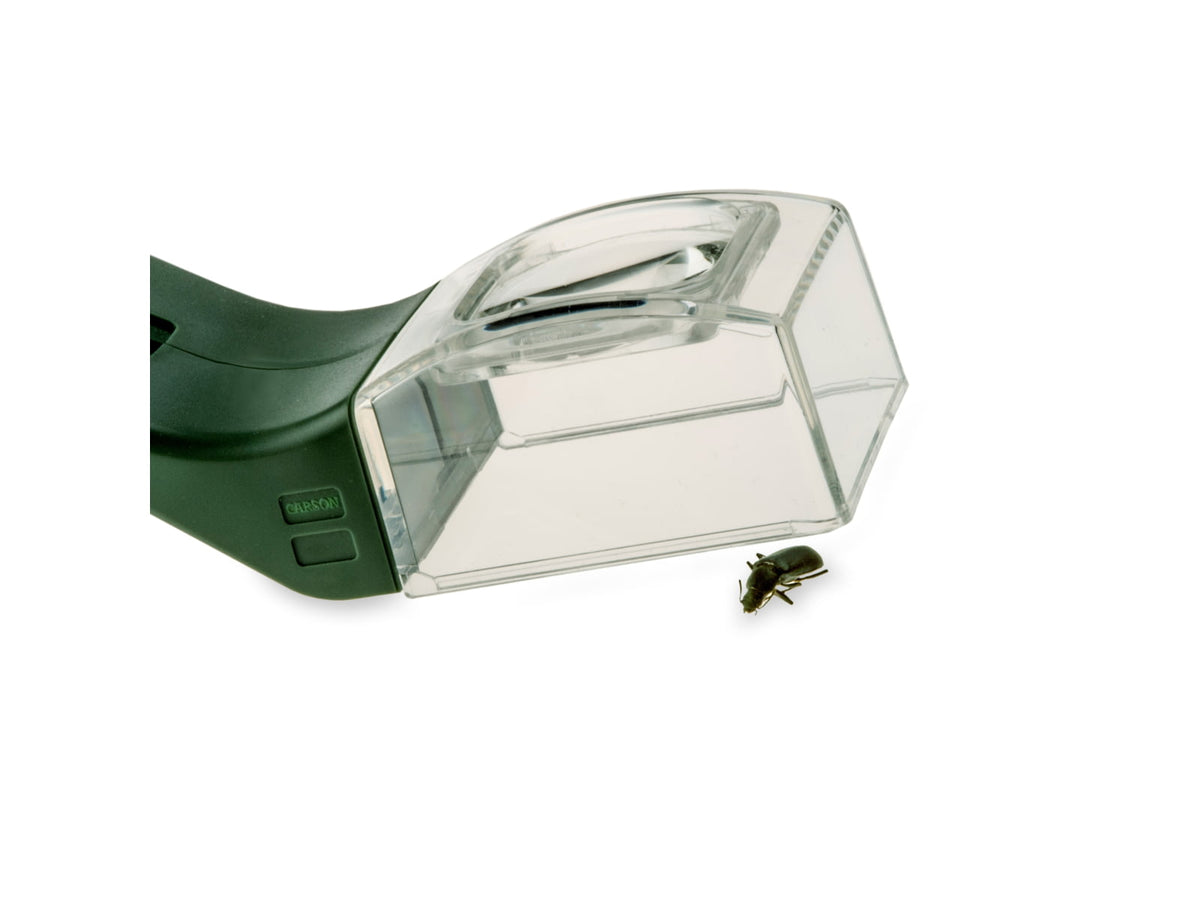 Carson BugView One Hand Bug Catcher with 5x Magnifier Outdoor Green