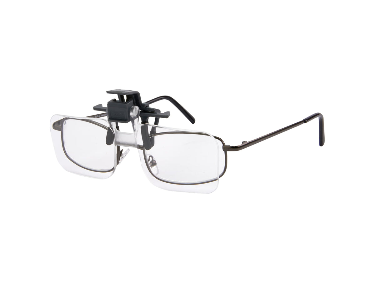 Carson Clip & Flip 1.5x Power +2.25 Diopters Clip-On Flip-Up Magnifying Lenses