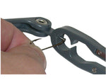 Carson Fishn Grip 4x Magnifier w/Attached Precision Tweezers Hook Cleaner and Line Cutter OD-99