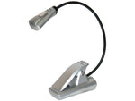 Carson FlexNeck Ultra-Bright Fully Adjustable LED Book Light Silver FL-55