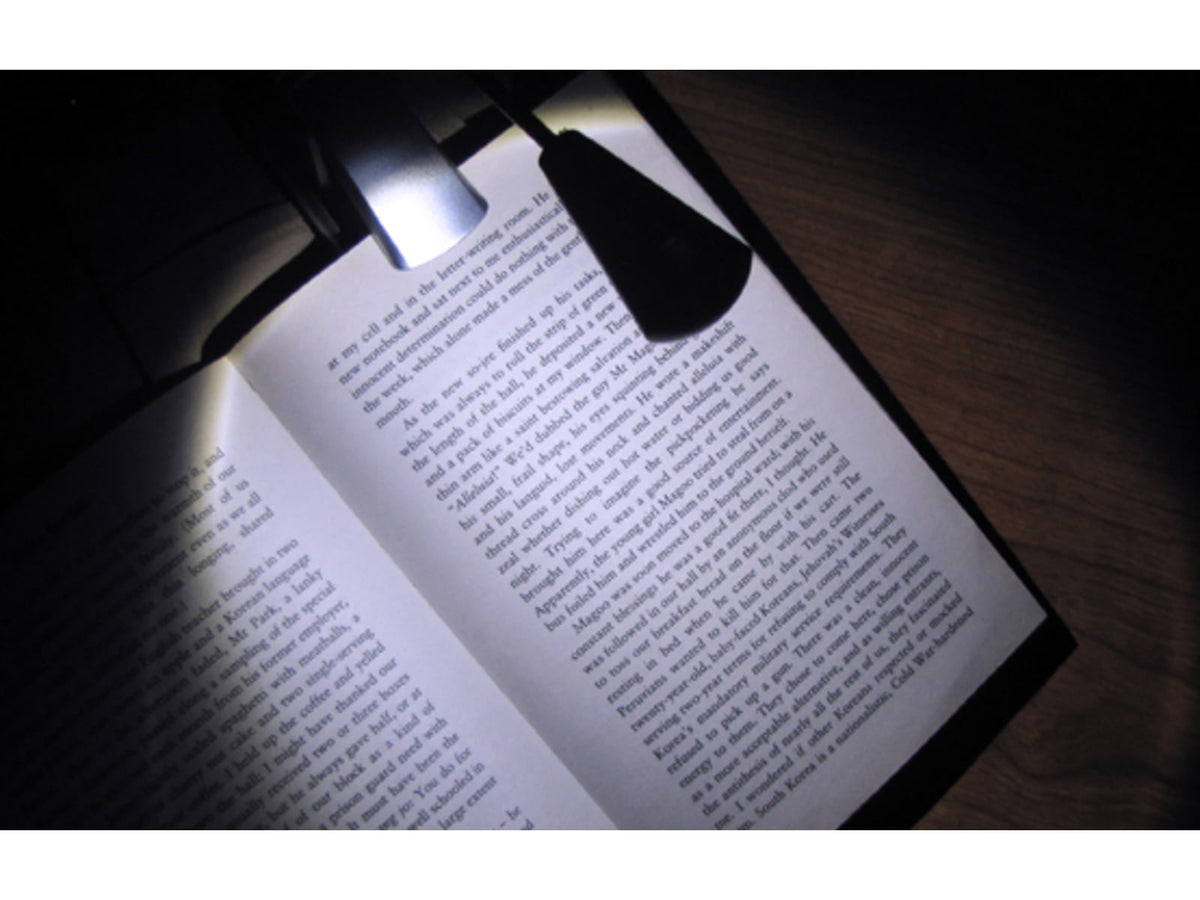 Carson FlexNeck Ultra-Bright Fully Adjustable LED Book Light Silver FL-55