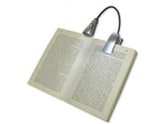 Carson FlexNeck Ultra-Bright Fully Adjustable LED Book Light Silver FL-55