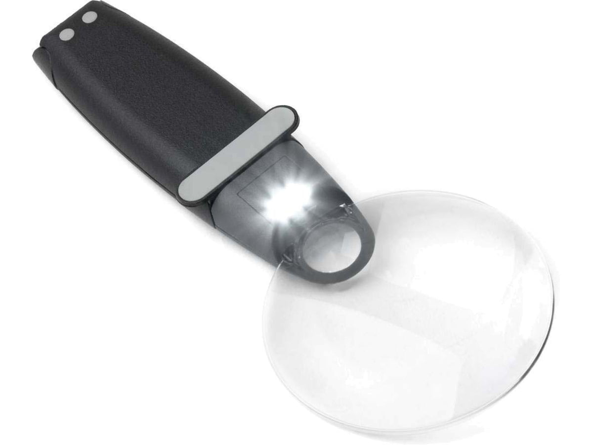 Carson FreeHand 2.5x Lighted Magnifier with 5x Spot Lens