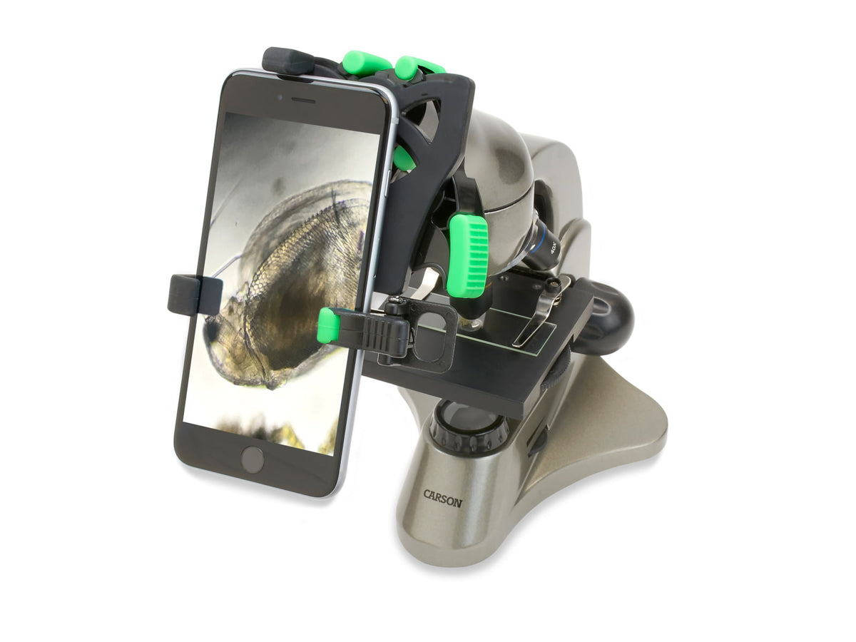 Carson HookUpz 2.0 Smartphone Optics Adapter w/ Case Black 4 x 1.75 x