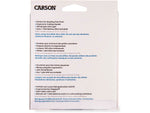 Carson LED Lighted Folding Rectangular Magnifier 2.5x Power Silver/Black Small MJ-30