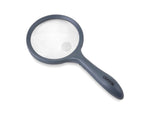 Carson LED Lighted HandHeld 2x Magnifier w/4x Spot Lens Gray hm-44
