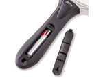 Carson LED Lighted Oversized Handheld Magnifier 1.5x Power 5in Black/Silver Small
