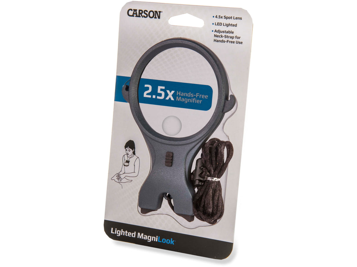 Carson Lighted MagniLook 2.5x Magnifier Loupe LK-30