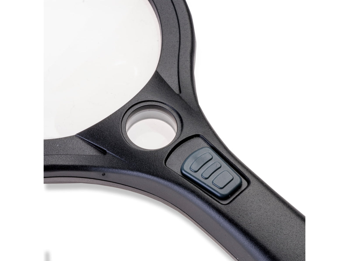 Carson Lume Series 2x Aspheric COB LED Magnifier w/7x Spot Lens 4.5 in AS-95