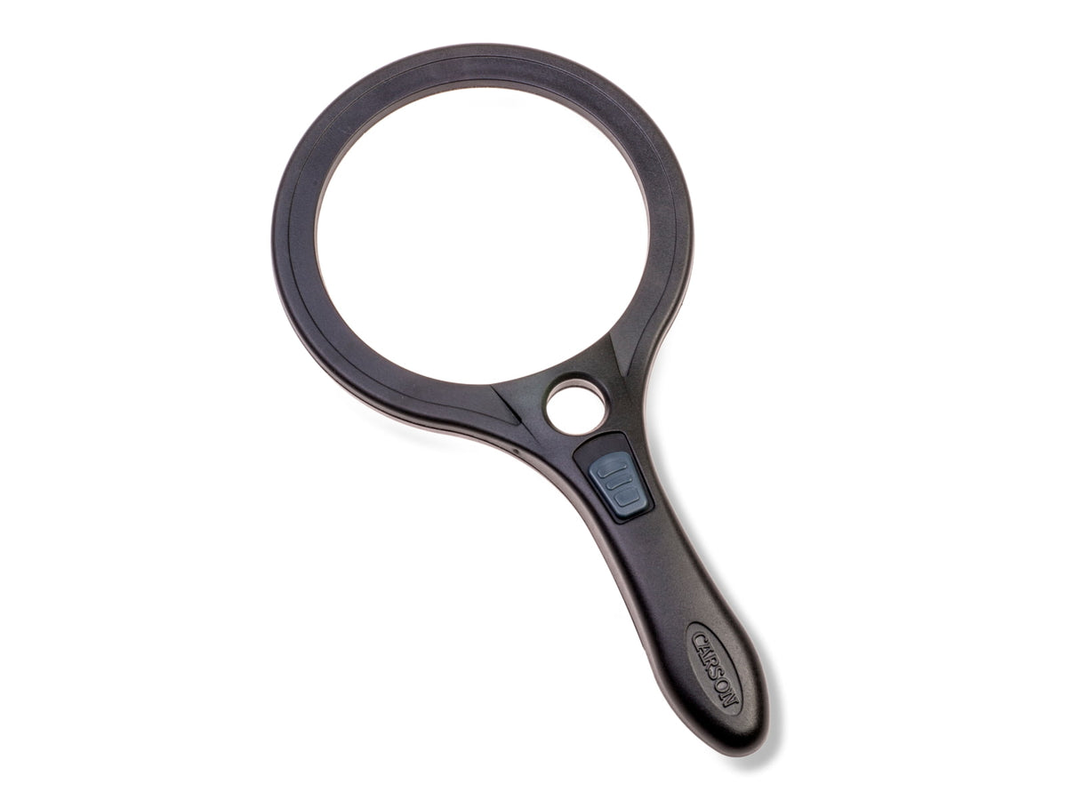 Carson Lume Series 2x Aspheric COB LED Magnifier w/7x Spot Lens 4.5 in AS-95