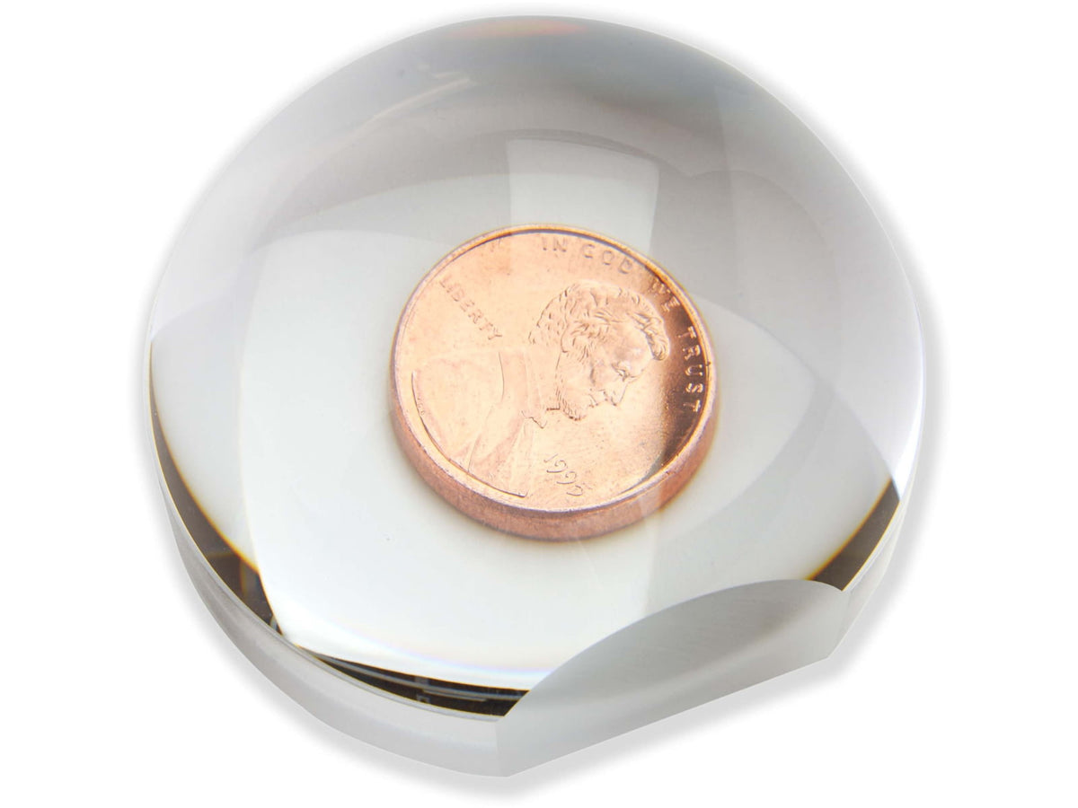 Carson LumiDome Plus 2x Polished Ball Loupe with 75mm base LD-75