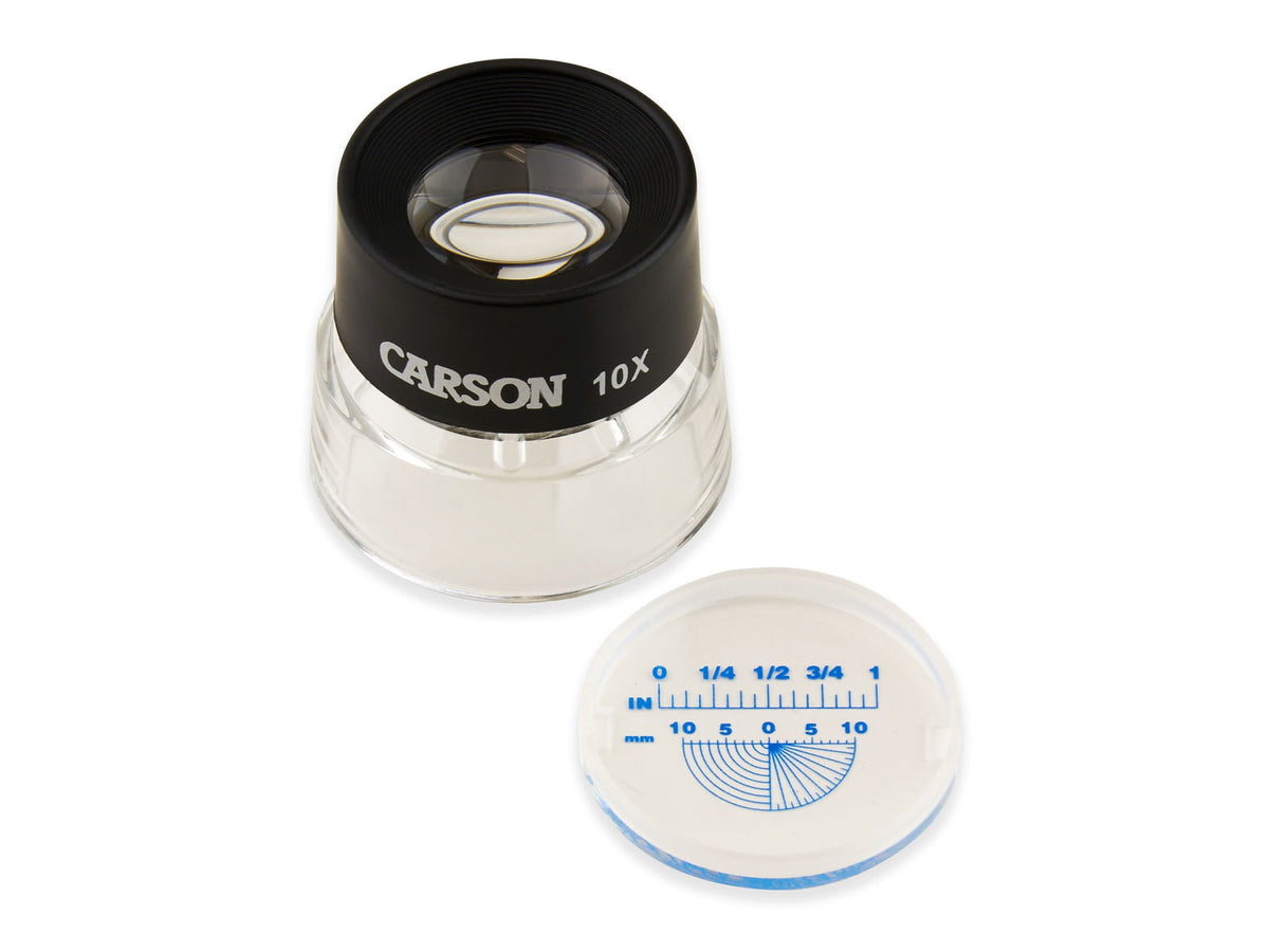 Carson 10x Power Stand LumiLoupe Black