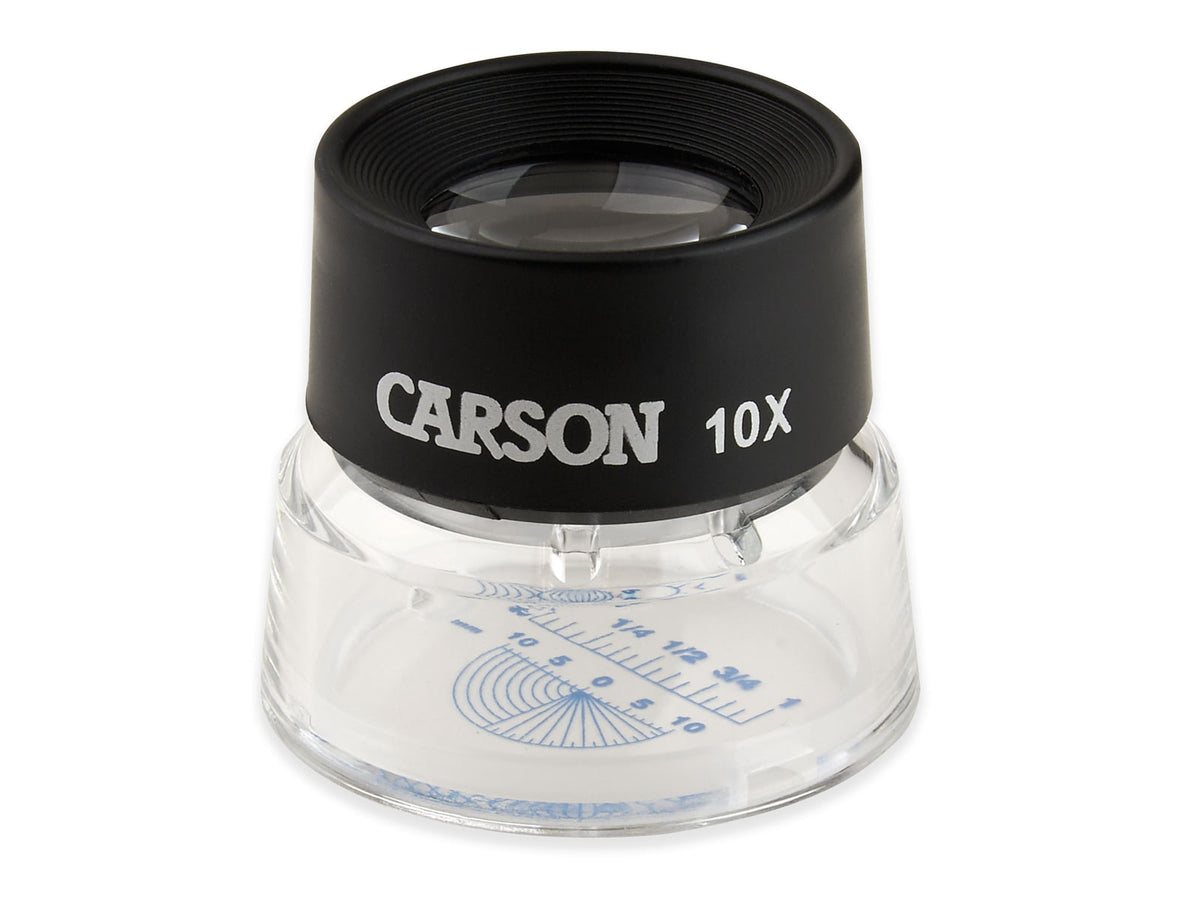 Carson 10x Power Stand LumiLoupe Black