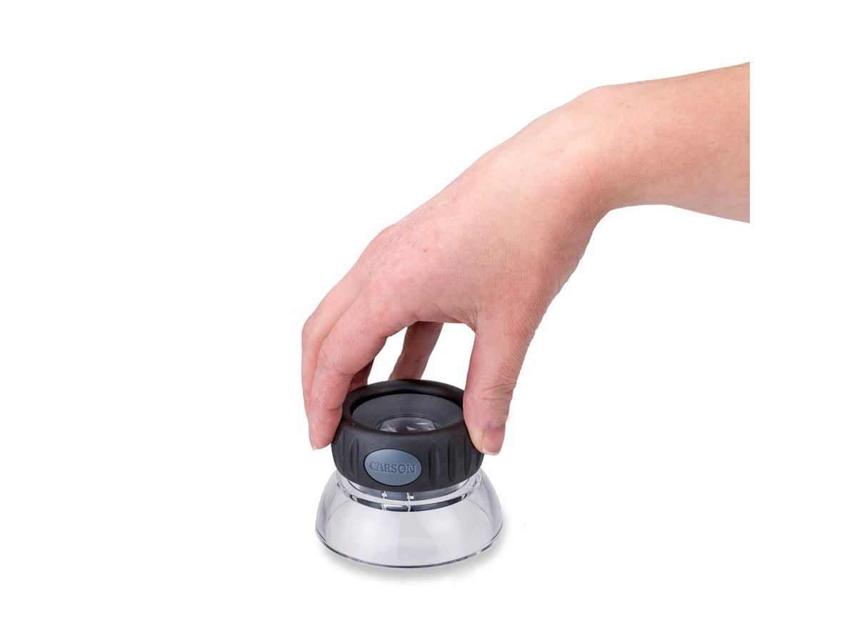 Carson LumiLoupe Plus 11.5x Focusing Stand Magnifier