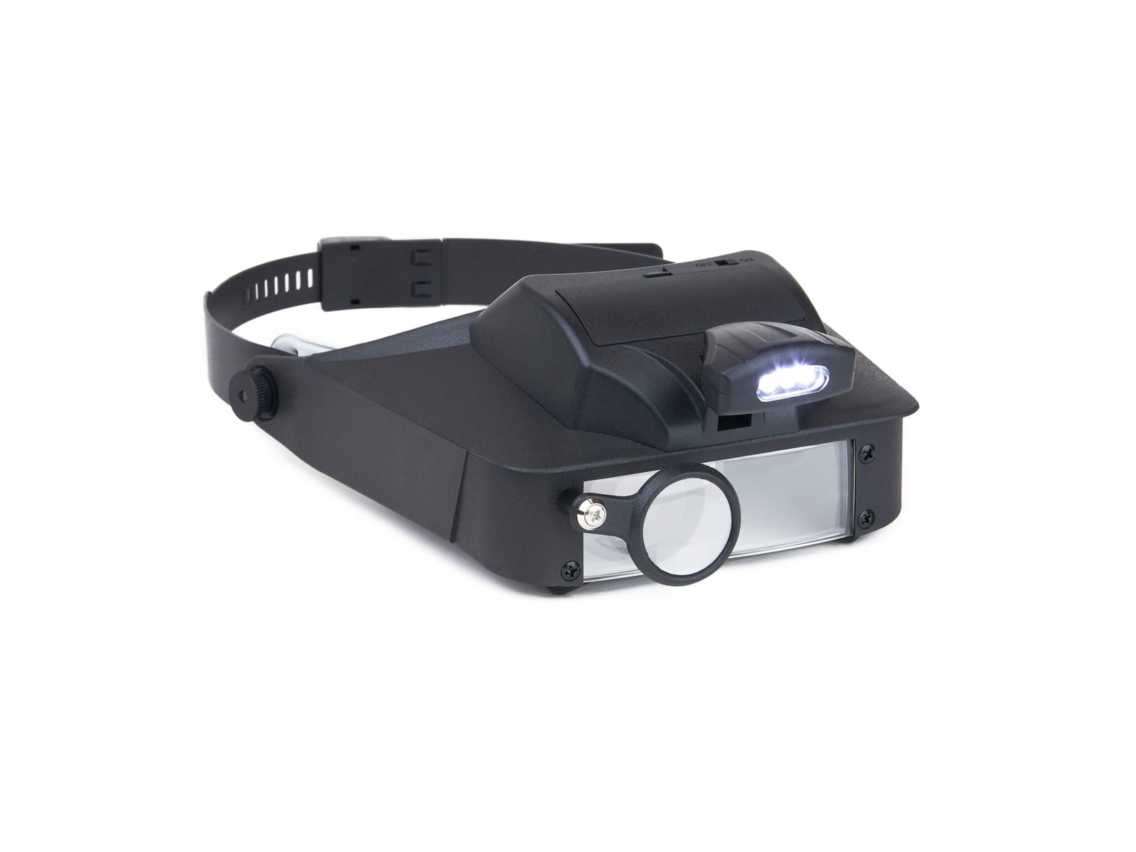 Carson LumiVisor 2x/3x/5x/6x LED Lighted Head Visor Magnifier Loupe Black LV-10