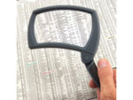 Carson 2x Lighted Magnifold Rectangular Magnifier Black/Grey