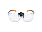 Carson Magnifying Safety Glasses Scratch-Resistant Poly Carbonate Lenses Clear 2.5 diopter vm-20
