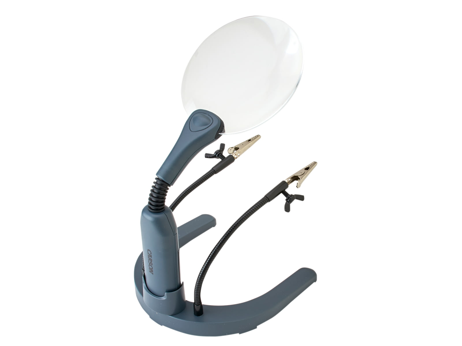 Carson MagniLamp Deluxe Magnifier Light Loupe Silver GN-88