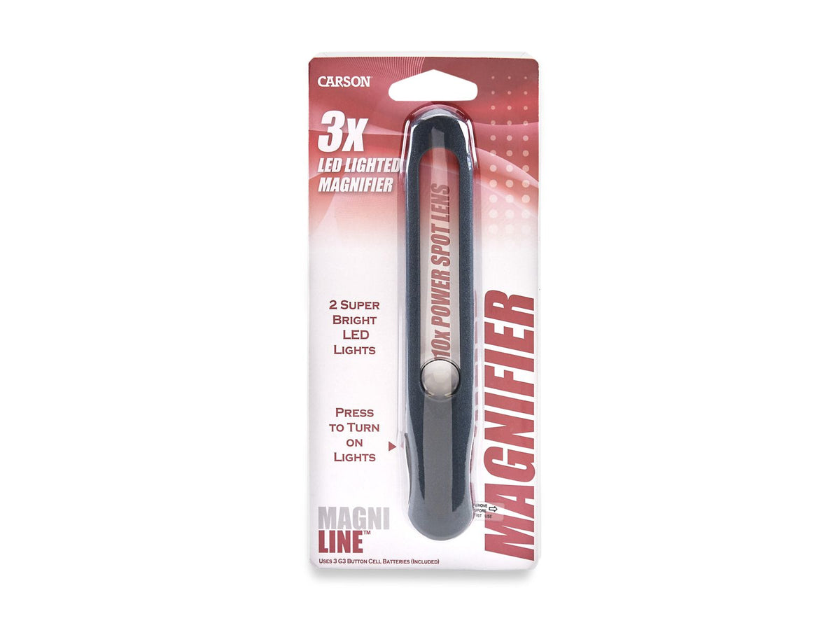 Carson MagniLine Handheld Illuminated Magnifier MT25