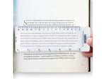 Carson MagniMark 2.5x Compact Page Magnifier Loupe with 6in Ruler