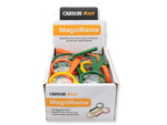 Carson MagniRama Assorted 3x Mini-Magnifiers Pack of 50 Black/Grey JD-3MU