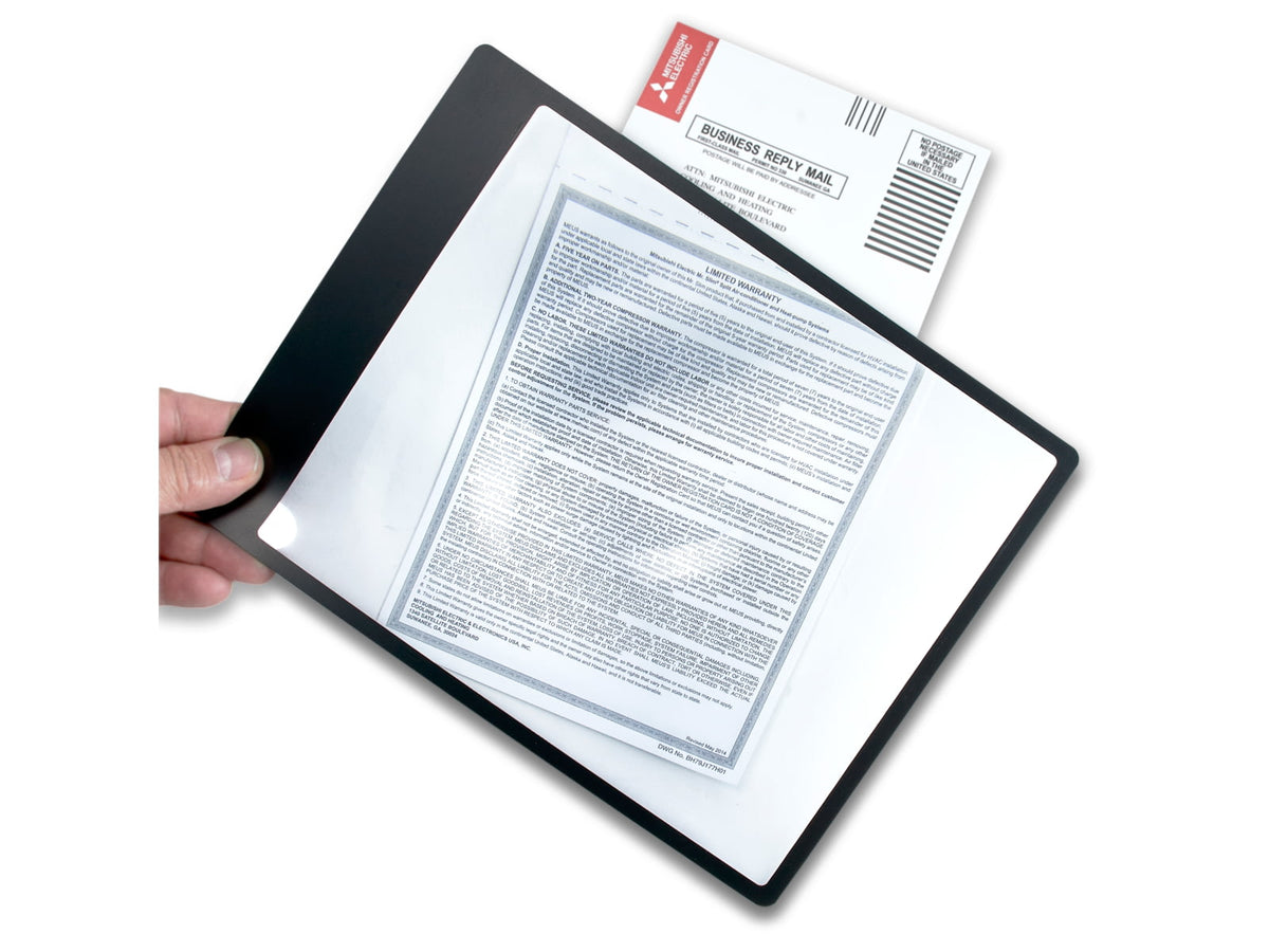 Carson MagniSheet 2x Full Size Page 10.75 in x 8.25 in Big Magnifier / Large Loupe DM-11