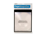 Carson MagniSheet 2x Full Size Page 10.75 in x 8.25 in Big Magnifier / Large Loupe DM-11