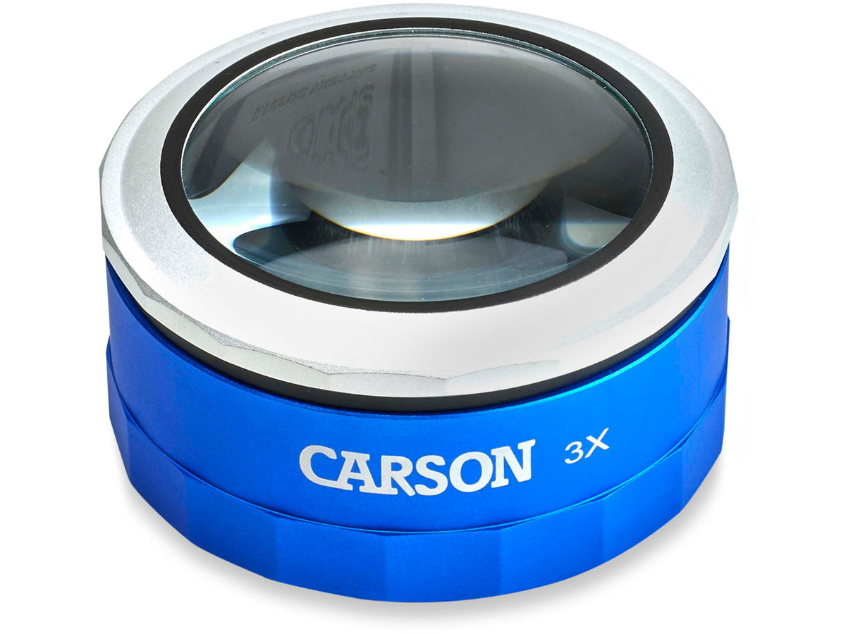 Carson MagniTouch 3x Touch Activated LED Lighted Loupe Black/Grey MT-33