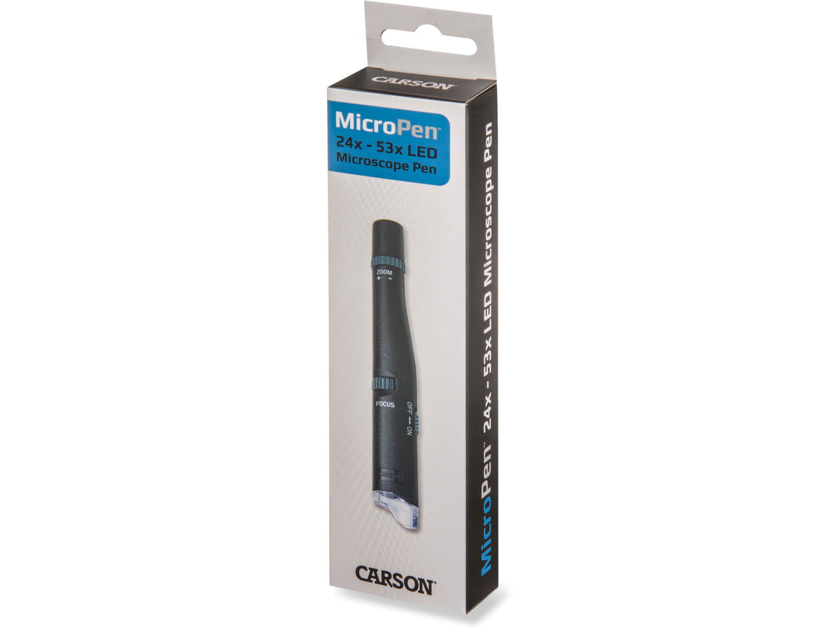 Carson MicroPen 24X-53X Microscope Pen Black MP-300
