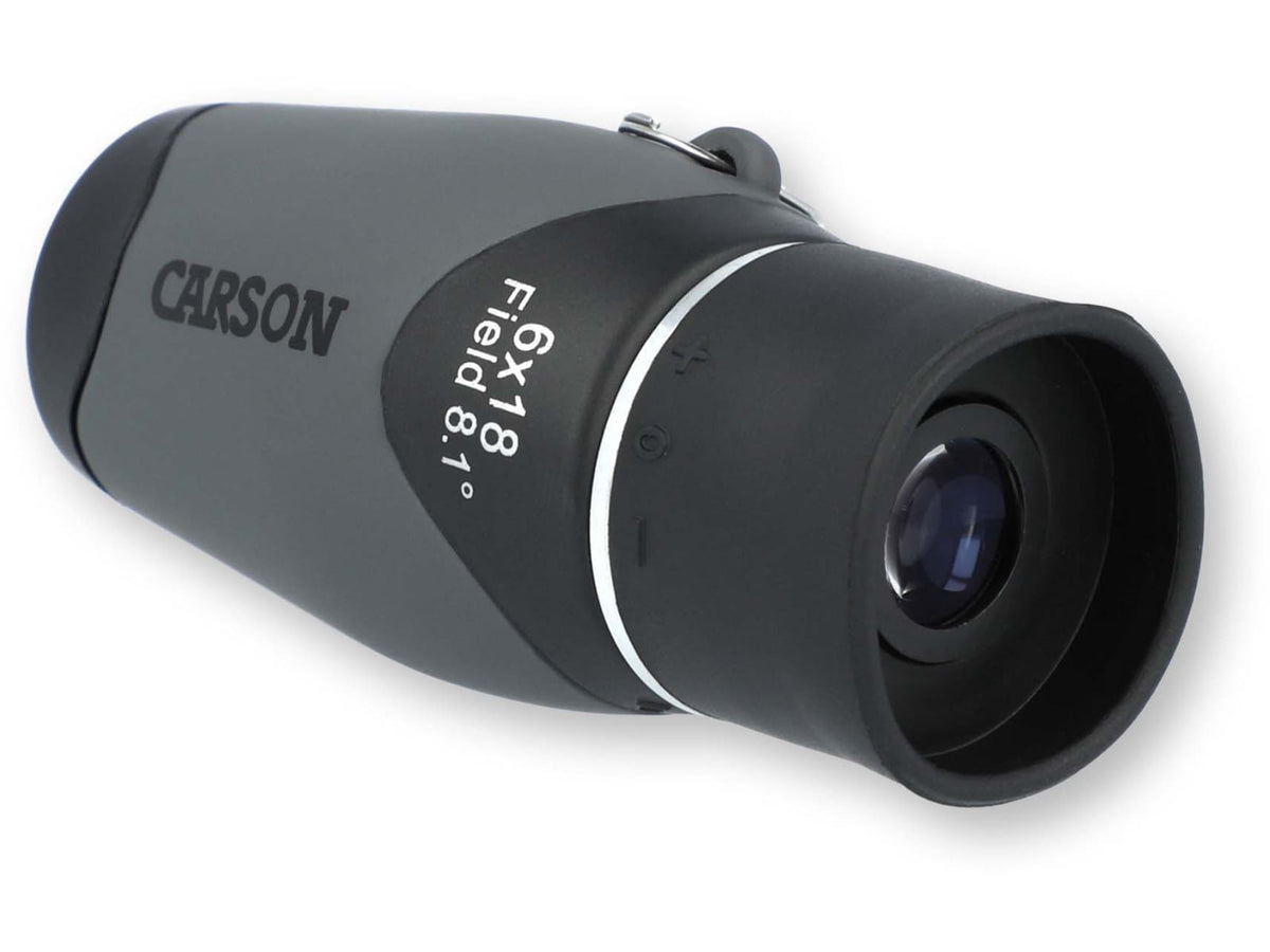 Carson MiniMight 6X18mm Monocular Gray MM-618