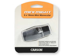 Carson MiniMight 6X18mm Monocular Gray MM-618