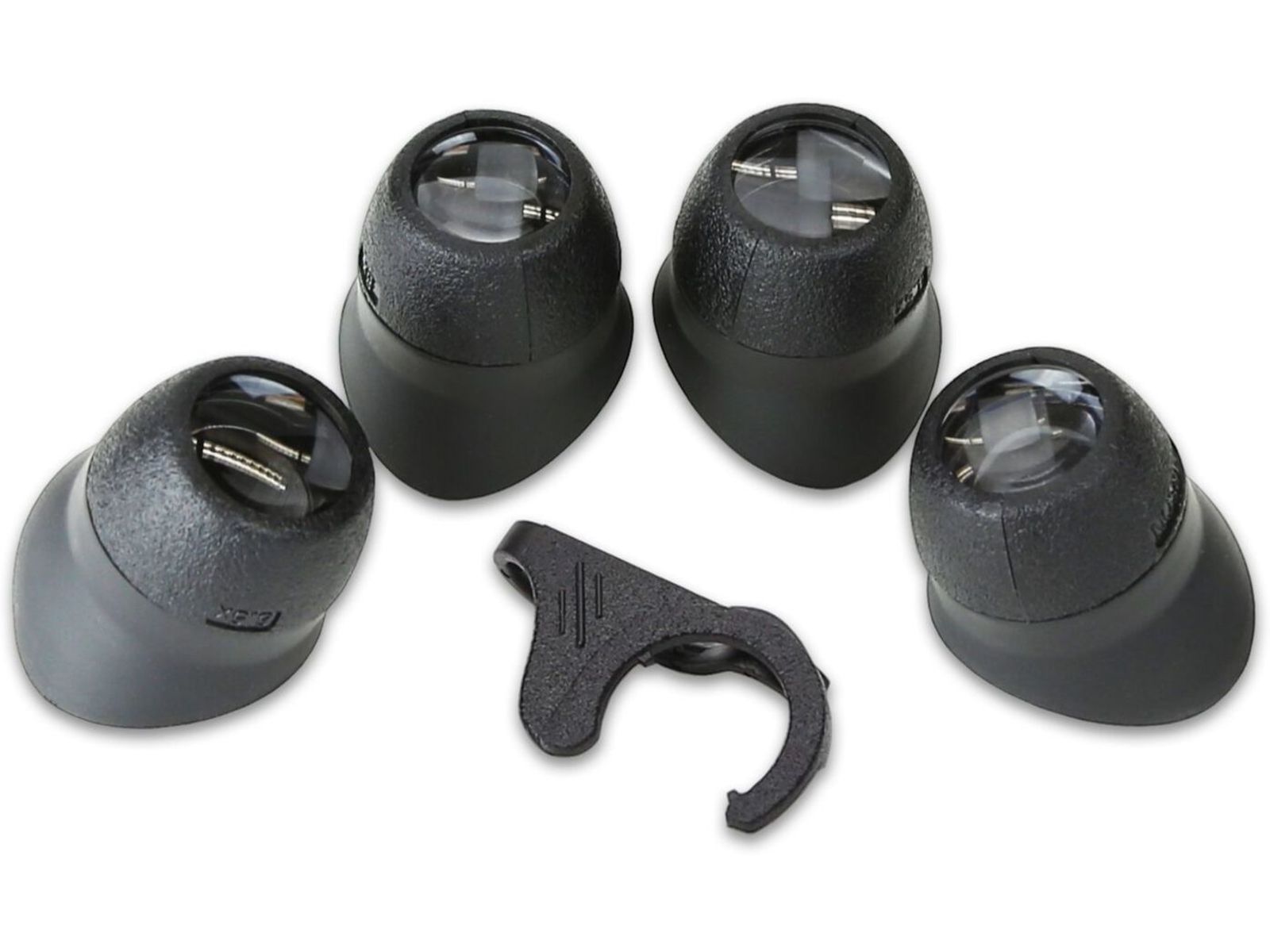 Carson ML-20 MagniLoupe 4-Piece Eye Loupe Set 4.5x 6.5x 8x 13x Black/Grey