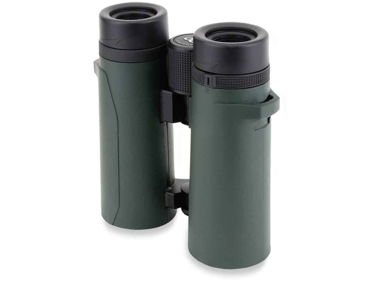 Carson Open Bridge 10x42mm Roof Prism Binoculars Matte Green