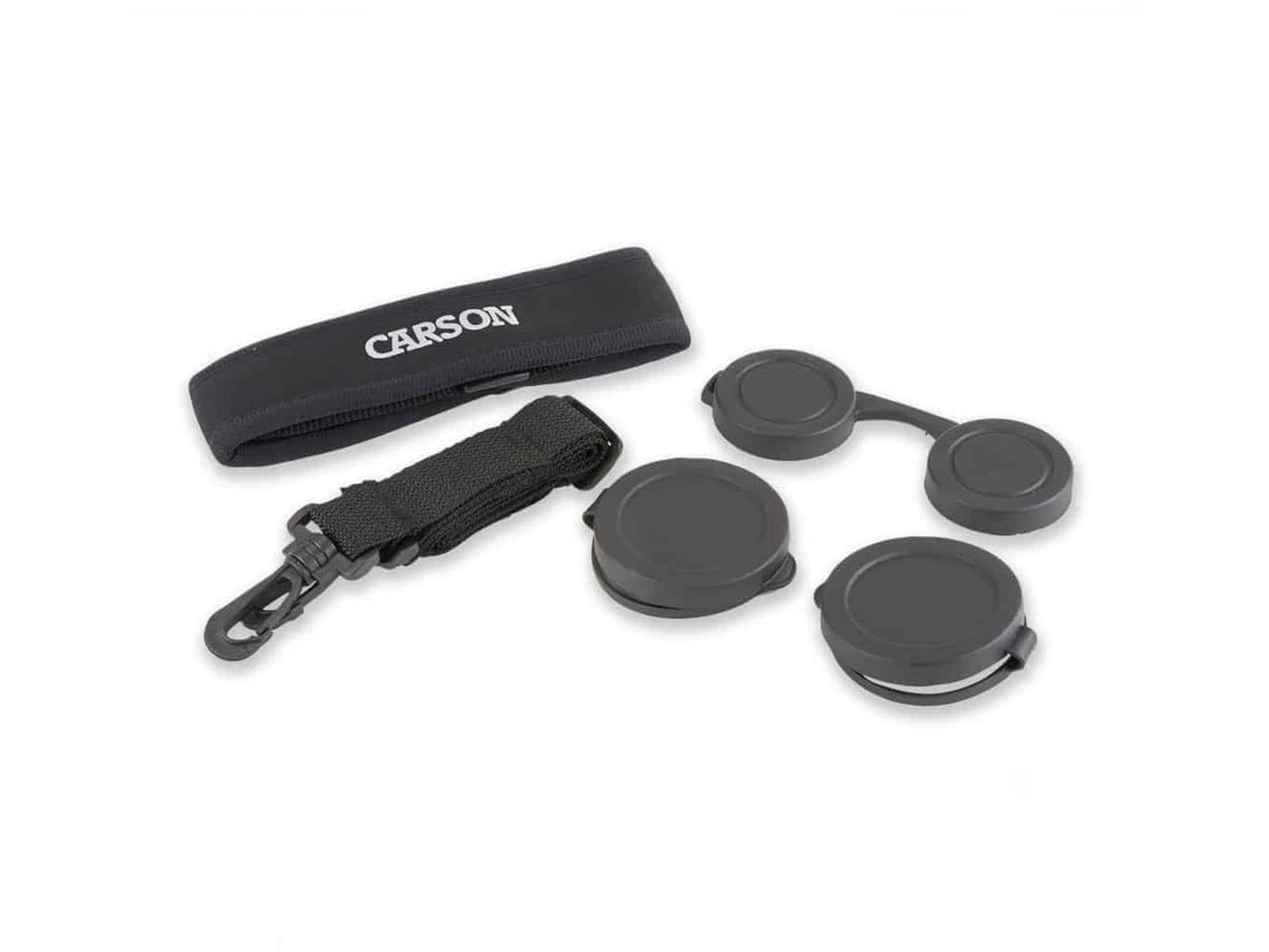 Carson Open Bridge 10x42mm Roof Prism Binoculars Matte Green