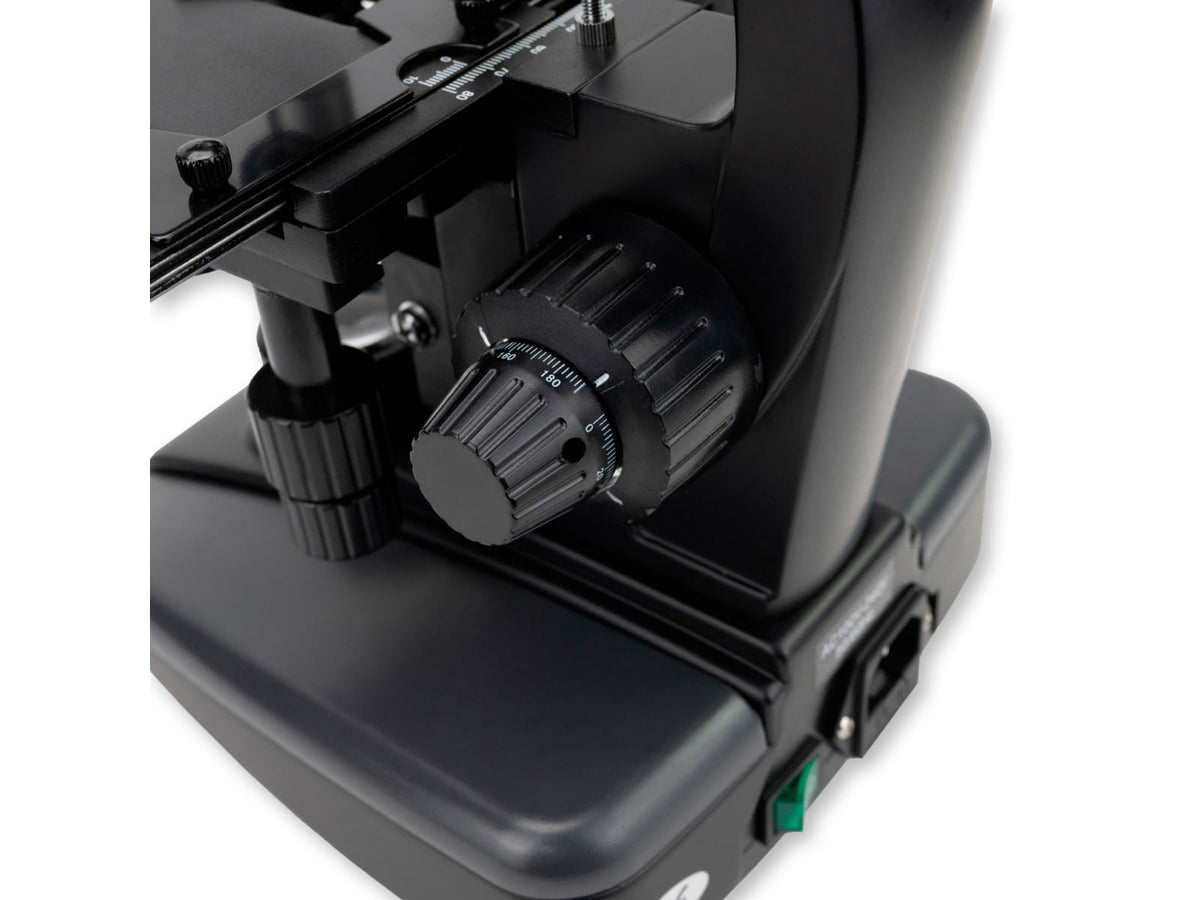 Carson Optical Advanced 40x-1600x LED Lit Binocular Compound Microscope Black 8.5 in x 6.9 in x 14.1 in MS-170