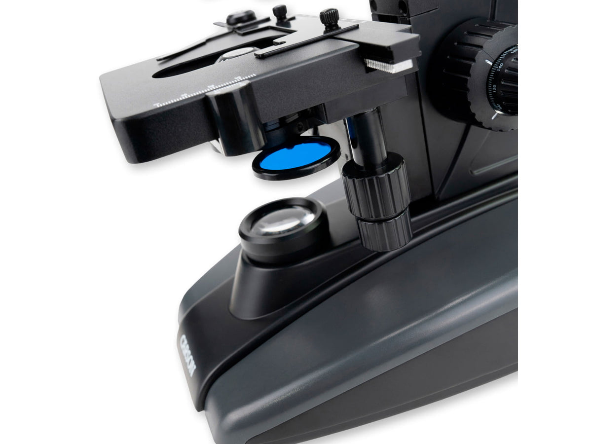 Carson Optical Advanced 40x-1600x LED Lit Binocular Compound Microscope Black 8.5 in x 6.9 in x 14.1 in MS-170