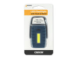 Carson Optical LED Flashlight w/ Hook and Stand Blue 1.9 in x 0.6 in x 3.3 in KL-20