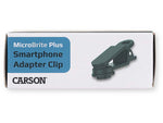 Carson Optical MicroBrite Plus Smartphone Adapter Clip Gray 2.6 in x 0.9 in x 0.7 in