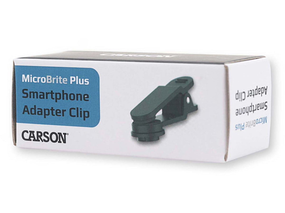 Carson Optical MicroBrite Plus Smartphone Adapter Clip Gray 2.6 in x 0.9 in x 0.7 in